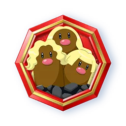 Alolan&#8197;Dugtrio (emblem)