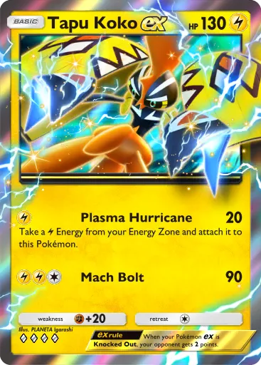 Tapu Koko ex - Extradimensional Crisis #019 [RR]
