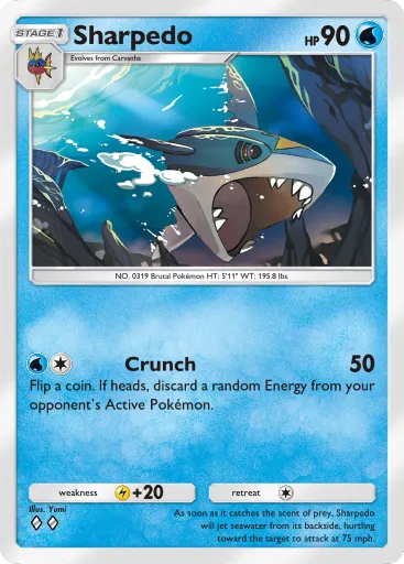 Sharpedo - Extradimensional Crisis #012 [U]