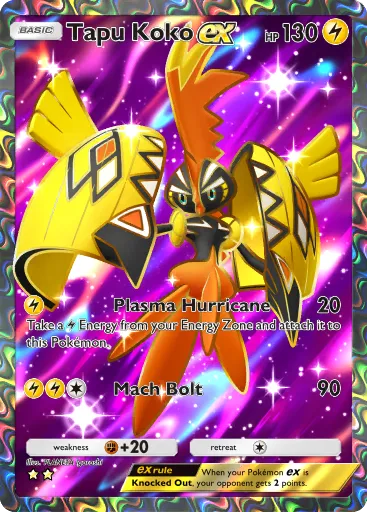Tapu Koko ex - Extradimensional Crisis #077 [SR]