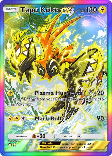 Tapu Koko ex - Extradimensional Crisis #084 [SAR]