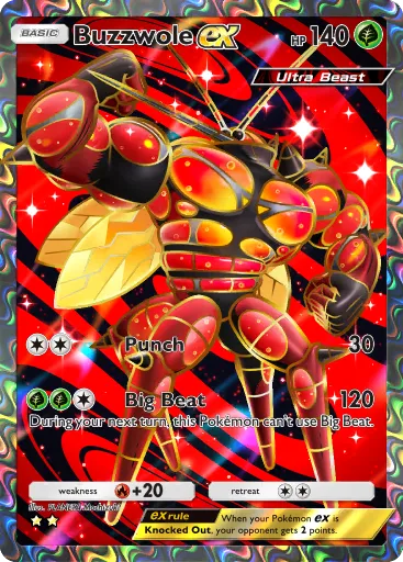 Buzzwole ex - Extradimensional Crisis #076 [SR]