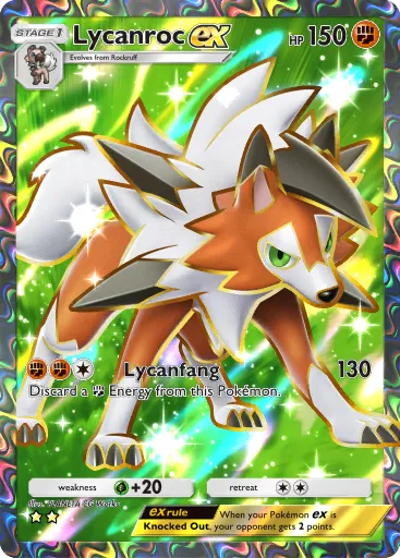 Lycanroc ex - Extradimensional Crisis #078 [SR]