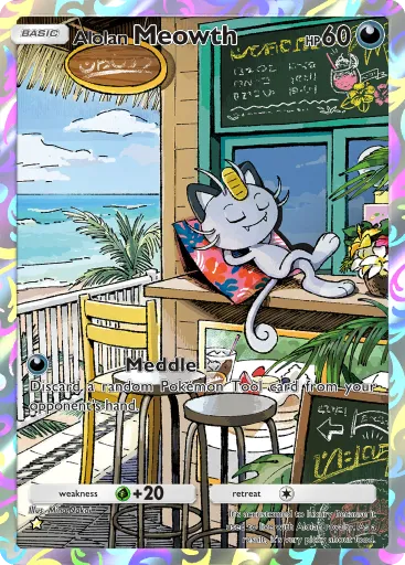 Alolan&#8197;Meowth - Extradimensional Crisis #073 [AR]